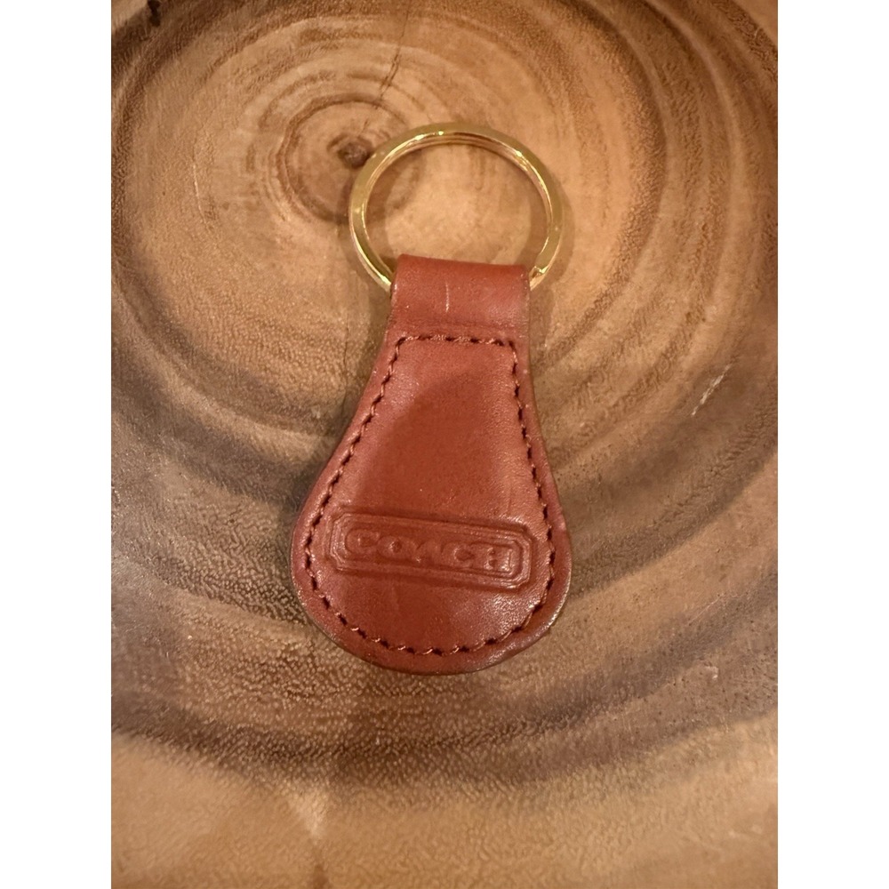 Vintage 1990s Coach Classic Key Fob (Style #7210) in British Tan Classic Rare